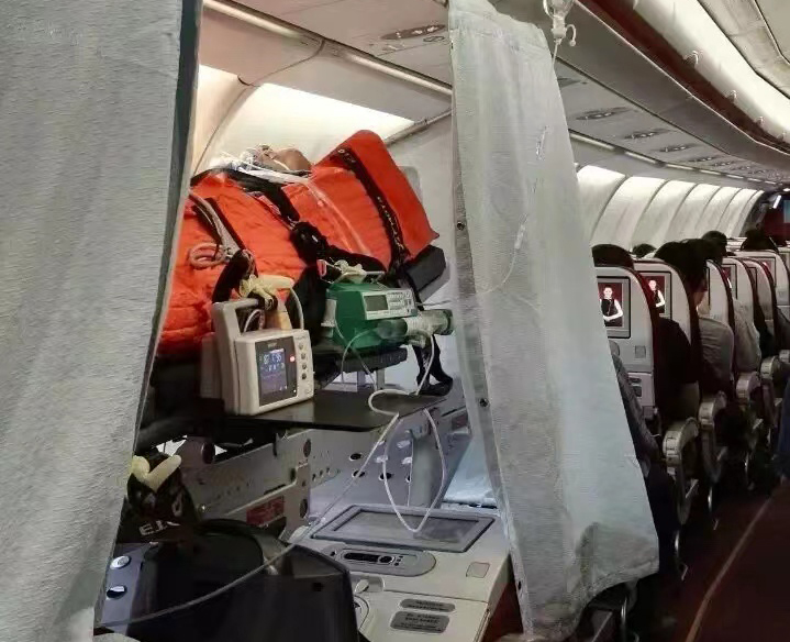 嘉黎县跨国医疗包机、航空担架